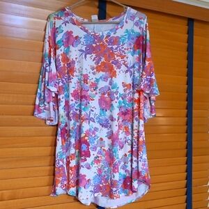 Floral Multicolor Tunic Boutique